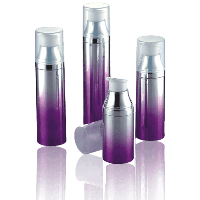 50ML-120ML Sticla cosmetică fără aer cu gradient violet-HS-017C