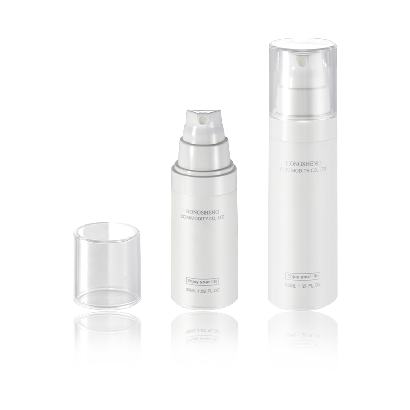 30ML 50ML Sticlă fără aer Borcan reîncărcabil rezistent la scurgeri pentru articole de toaletă HS-021B