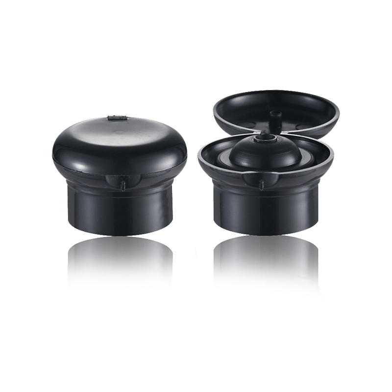 HY-M01 24/410 capac ciuperca capac cu filet din plastic negru pentru sticla